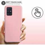 Nillkin Silikonski ovitek za Samsung Galaxy A71 A715 - mat roza | Shoptok.si