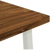  Kvadratni blagovaonski stol 160 x 80 x 75 cm Prirodna | shoptok.hr