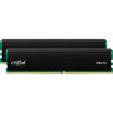 Crucial Pro OC 32GB Kit (2X16GB) DDR5-6400 UDIMM CL38 Black | Eponuda.com