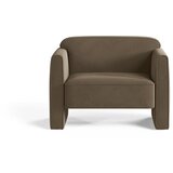 Micadoni Smeđe-siva baršunasti fotelja Abby – | shoptok.hr