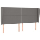  Box spring postelja z vzmetnico temno siva 180x200 cm blago, (20894589) | Shoptok.si