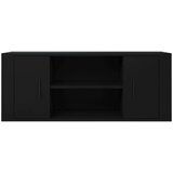 TV omarica črna 100x35x40 cm inženirski les, (20600686) | Shoptok.si