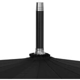 vidaXL Dežnik avtomatski črn 120 cm | Shoptok.si