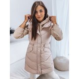 DStreet Kamizelka damska pikowana GAMIS beżowa | shoptok.hr