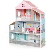  3 - katna drvena kućica za lutke, dimenzije: 71 x 23,5 x 87 cm | shoptok.hr