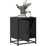vidaXL Noćni ormarići 2 kom crni 40x31x50 cm Konstruirano drvo i metal | shoptok.hr