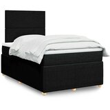  Krevet box spring s madracem crni 120 x 190 cm od tkanine | shoptok.hr