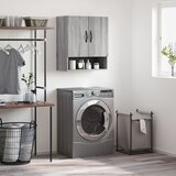 vidaXL Stenska omarica siva sonoma 60x31x70 cm inženirski les | Shoptok.si