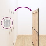  Zidno uzglavlje sivo 127,5x3x110 cm od masivne borovine | shoptok.hr