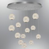  LED luster na sajli CREMONA 13xLED/5W/230V 3000K matni hrom | Eponuda.com