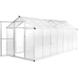 The Living Store Staklenik od aluminija 421 x 190 x 195 cm 15,6 m³ Cijene