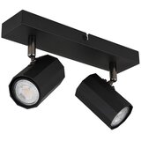 Globo 57918-2B - Reflektorsko svetlo JAMES 2xGU10/25W/230V crna | Eponuda.com