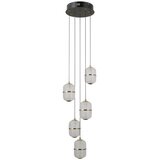  ITALUX PND-34375-5-BK - LED luster na sajli ALANI 5xLED/5,6W/230V 3000K crna | Eponuda.com