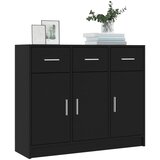  Komoda crna 91x28x75 cm od konstruiranog drva | Eponuda.ba