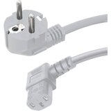 Hawa Priključni kabel za hladne naprave [ varnostni vtič - IEC vtičnica C13] sivi 2.5 m 1008239, (20414247) | Shoptok.si
