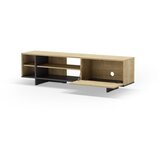 Marckeric TV omarica v hrastovem dekorju v naravni barvi 160x44 cm Cequoia – | Shoptok.si