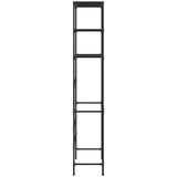  Stalak za pohranu iznad toaleta s 3 razine crni 53x28x169 cm | Eponuda.ba