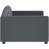  Dnevni ležaj bez madracem tamnosivi 90x190 cm baršunasti | shoptok.hr