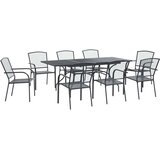  Vrtni set za objed 9 pcs Antracit 212 x 90 x 76 cm - 8-mjesta | shoptok.hr