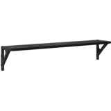 Police na zidu s policom 2 pcs Crni hrast 80 x 15 x 15,5 cm | shoptok.hr