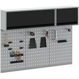  Set ormara za alate 5 kom. Crna Čelik s prahom premazan | shoptok.hr