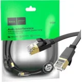 Mrežni kabl, CAT6, Gigabit Ethernet, flat, 3 met., crna - US07 General, 3 met.