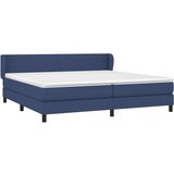  Box spring postelja z vzmetnico modra 200x200 cm blago, (20893097) | Shoptok.si