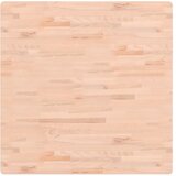 Stolna ploča 90 x 90 x 2,5 cm četvrtasta od masivne bukovine | shoptok.hr