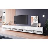 P & B nizka omarica A300, bela, visoki sijaj, led | Shoptok.si