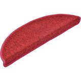  Prostirke za stepenice 30 kom 56x17x3 cm crvene poluokrugle | shoptok.hr