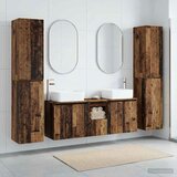  Set namještaja za kupaonicu 5 kom. Staro drvo Smeđa 33 x 34.5 x 160 cm | shoptok.hr