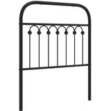  Metalno zamjensko uzglavlje crno 75 cm | shoptok.hr