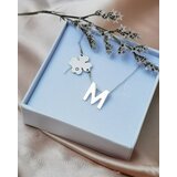 Jewelry Nikolić Ogrlica inicijal sa detelinom | ePonuda.com