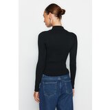 Trendyol Black Window/Cut Out Knitwear Sweater | Shoptok.si
