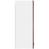 Viseći ormarić s policom Riga 2 pcs Dimljeni hrast i bijela | shoptok.hr