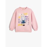 Koton Anime Printed Sweatshirt Ribbed Long Sleeve Crew Neck | ePonuda.com