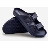 EVENTO Men's Lightweight Foam Sandals with Buckles Navy Avatara | ePonuda.com