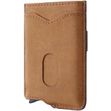 INF Usnjena denarnica z držalom za kartico za blokiranje RFID Brown, (21562352) | Shoptok.si