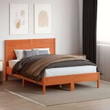 vidaXL Uzglavlje voštano smeđe 135 cm od masivne borovine | shoptok.hr