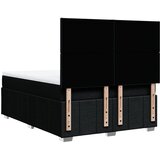  Krevet s oprugama i madracem crni 160x200 cm od tkanine | shoptok.hr