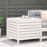 vidaXL vrtni tabure bijeli 62 x 63 5 x 53 5 cm od masivne borovine | shoptok.hr
