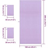 vidaXL Komplet športnih brisač 3 pcs Vijolična Poliester in poliamid | Shoptok.si
