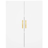  Visoka komoda bijela 69,5x34x180 cm konstruirano drvo | Eponuda.com