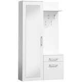 Molarem Home Set za hodnik P-004 - lamelirana ploča - bijeli | shoptok.hr