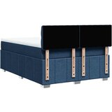  Krevet s oprugama i madracem plavi 140x200 cm od tkanine | shoptok.hr