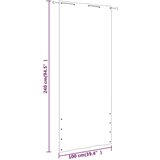 Balkonski Balkonsko platno modro 100x240 cm tkanina Oxford, (20703381) | Shoptok.si