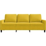  Trosjed žuti 180 cm baršunasti Žuta | Shoptok.si