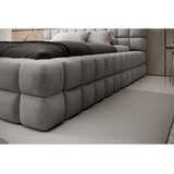 ELTAP Sivi tapecirani bračni krevet s prostorom za odlaganje s podnicom 180x200 cm Dizzle – | shoptok.hr