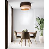  duolla - plafonsko svetlo devon 1xE27/40W/230V prečnik 45 cm braon/bež | Eponuda.com