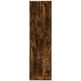vidaXL Lekarniška omara dimljeni hrast 40x41x144,5 cm inženirski les | Shoptok.si